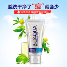 Пінка для вмивання проблемної шкіри Bioaqua Pure Skin Anti Acne-Light Print & Cleanser