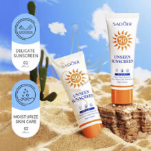 Сонцезахисний крем SPF50+ PA+++ Sadoer Unseen Sunscreen