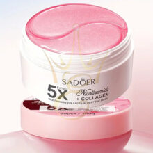 Патчі під очі Sadoer 5X Nicotinamide+Collagen Glossy Eye Mask
